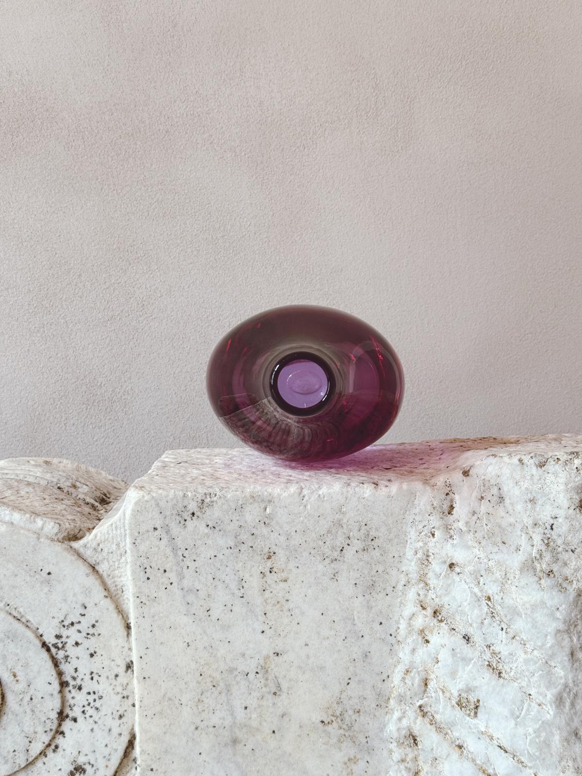 Antonio Da Ros 1960s Pink Sommerso Vase