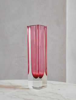 1960s Pink Mandruzzato Vase