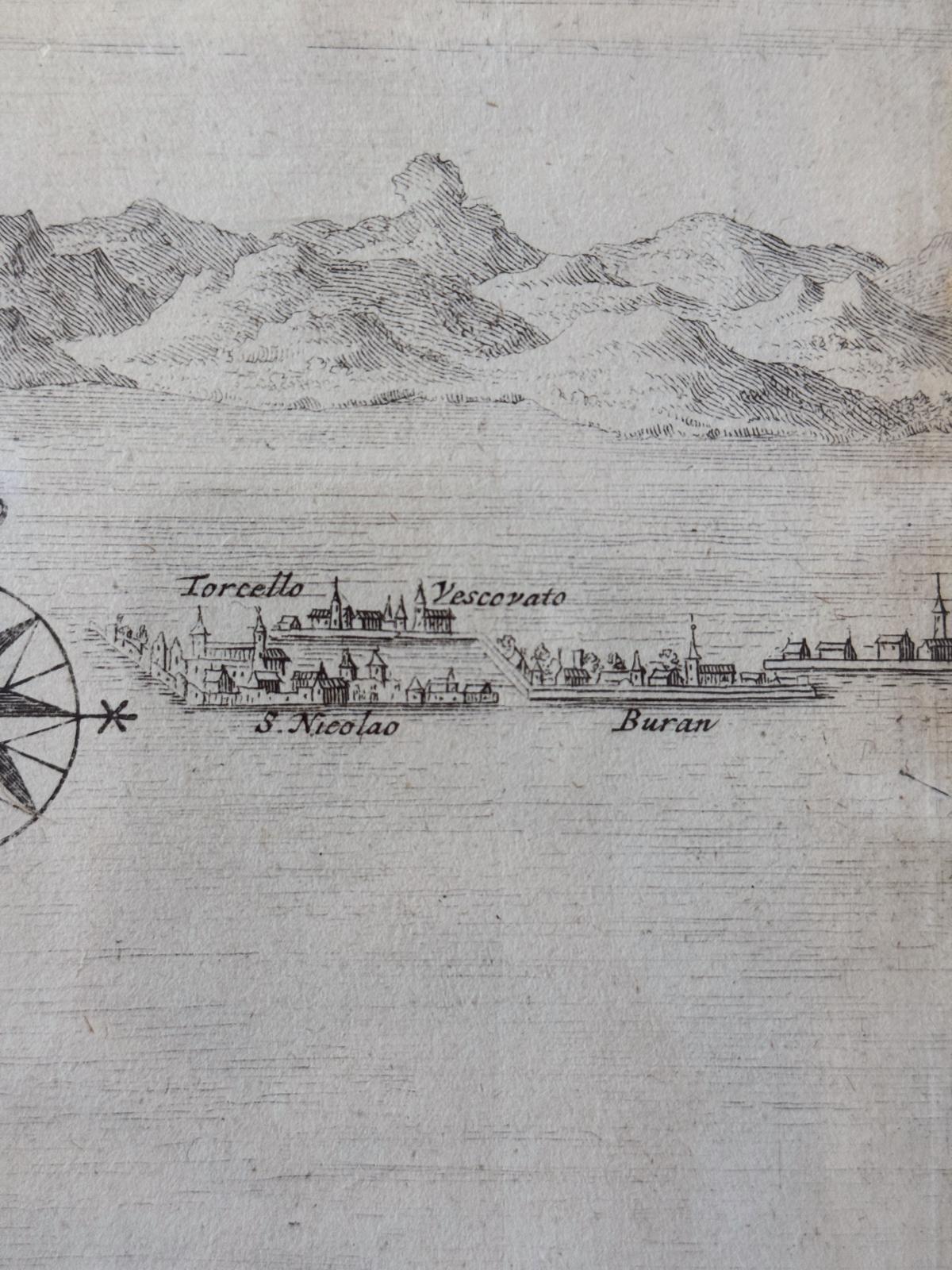 1722 Antique Map of Venice by Petrus van der Aa