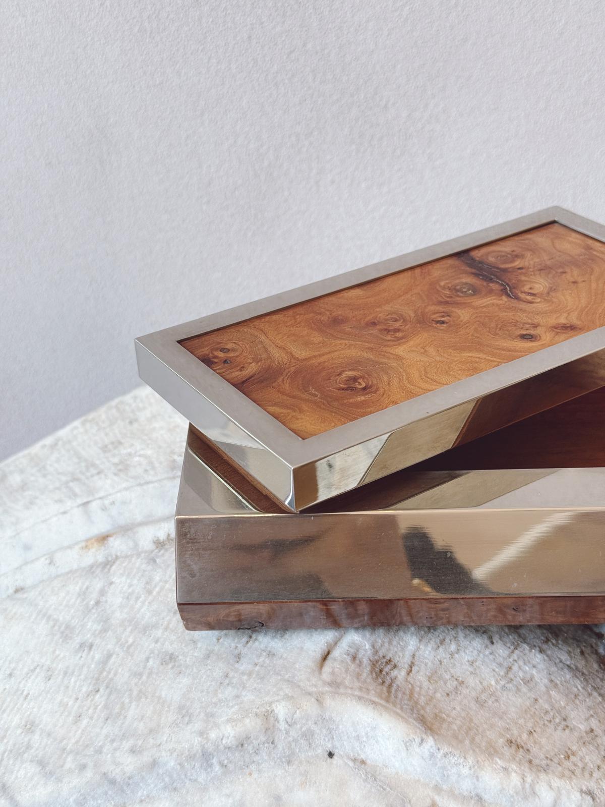 1960s Faux Walnut Desk box