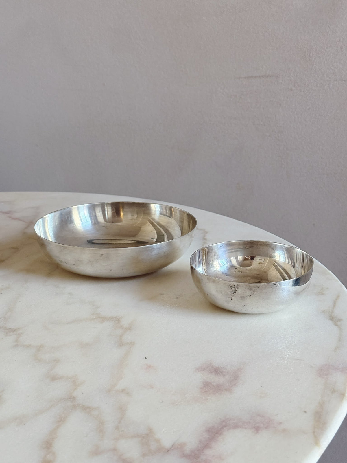 1960s Sabattini Silver-plated Bowls for Christofle - Medium and Small Set