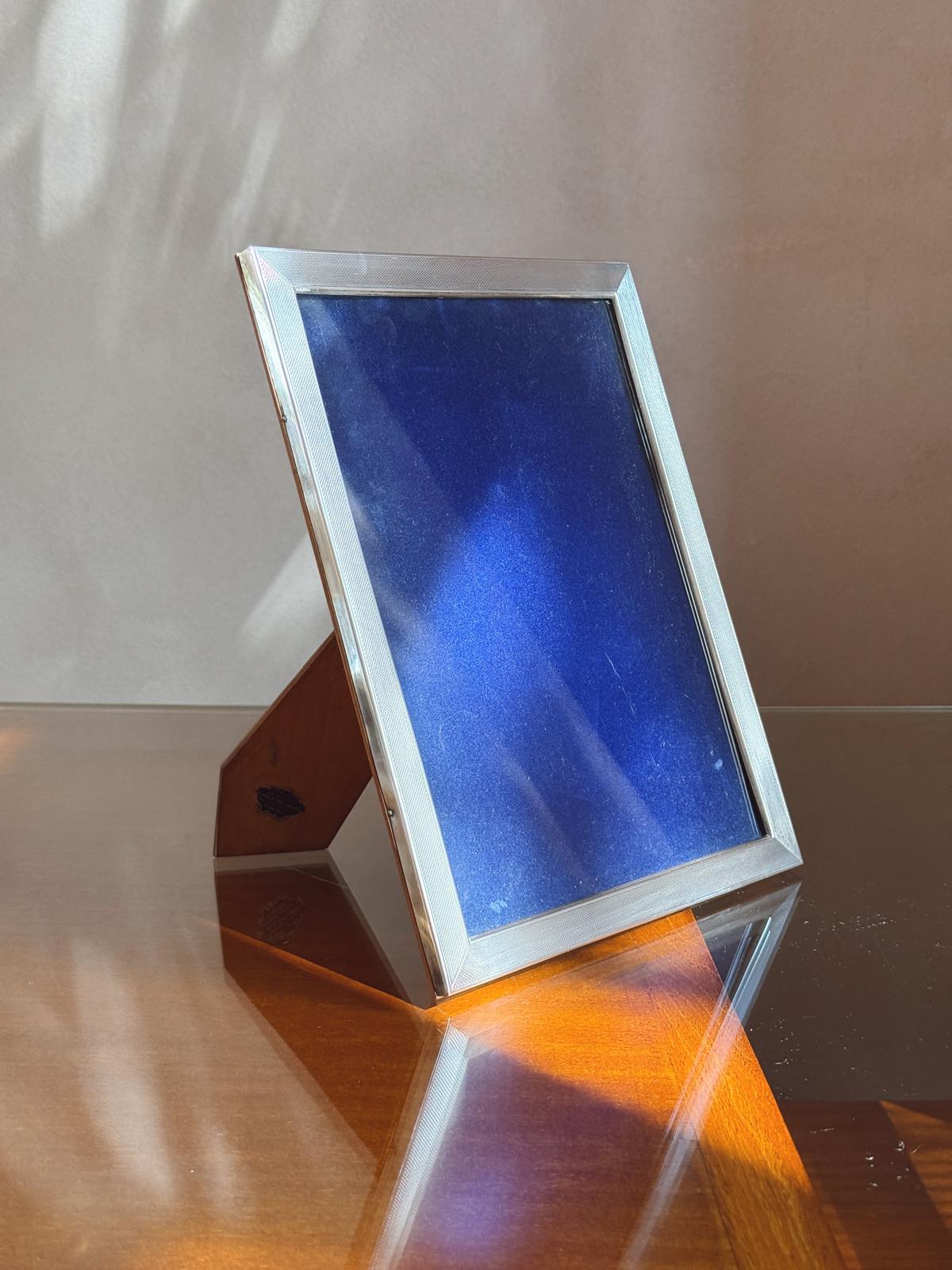 1940s Silver Frame with decorative border