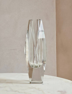 1960s Transparent Large Mandruzzato Vase