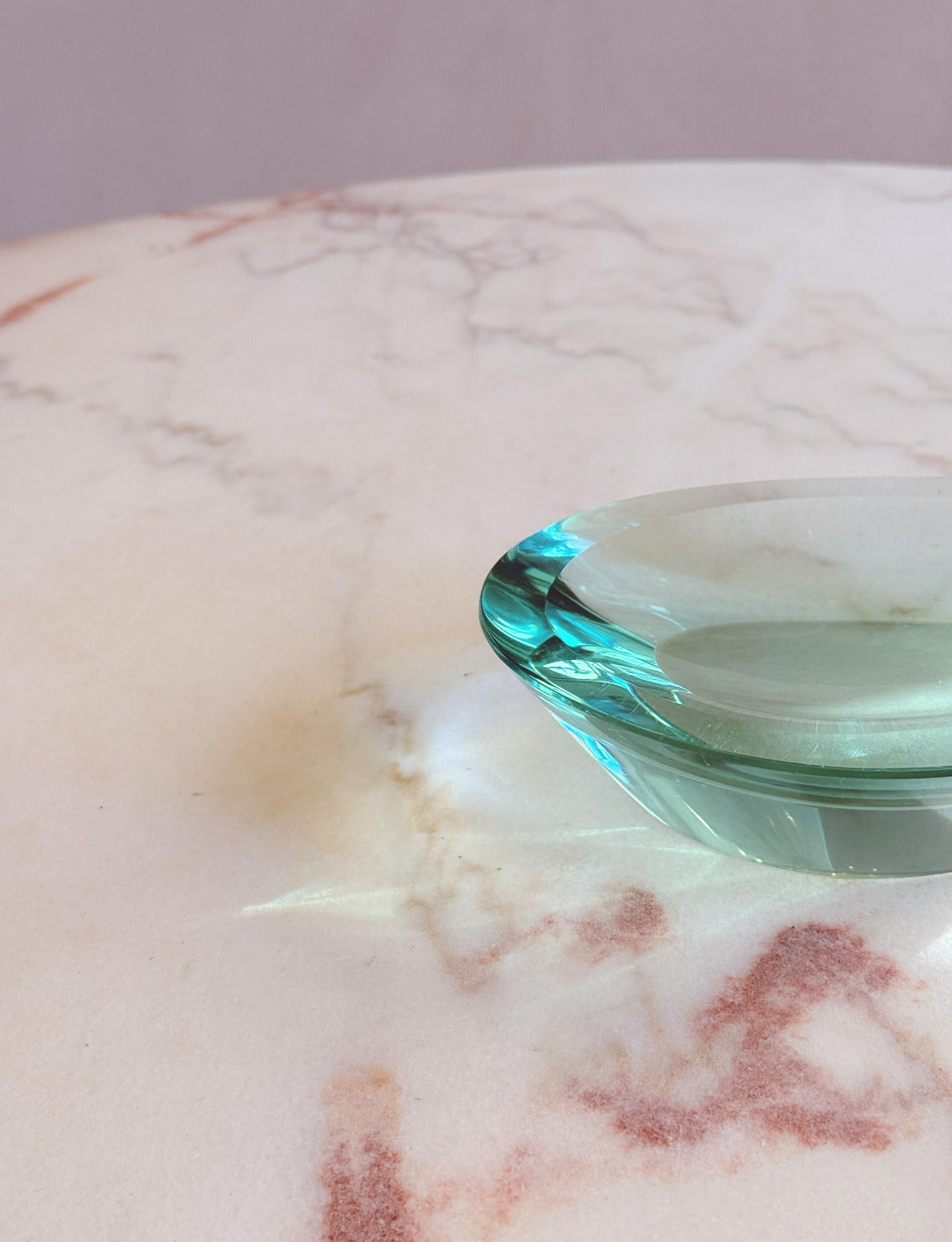 1960s Max Ingrand for Fontana Arte Thick Glass Bowl