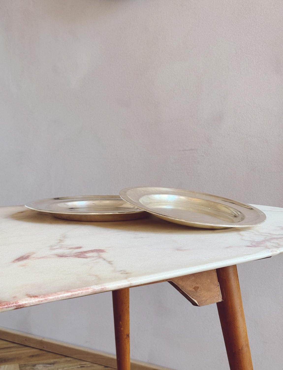 Pair of  1960s Krupp Milano Silver Hotel Serving Platters