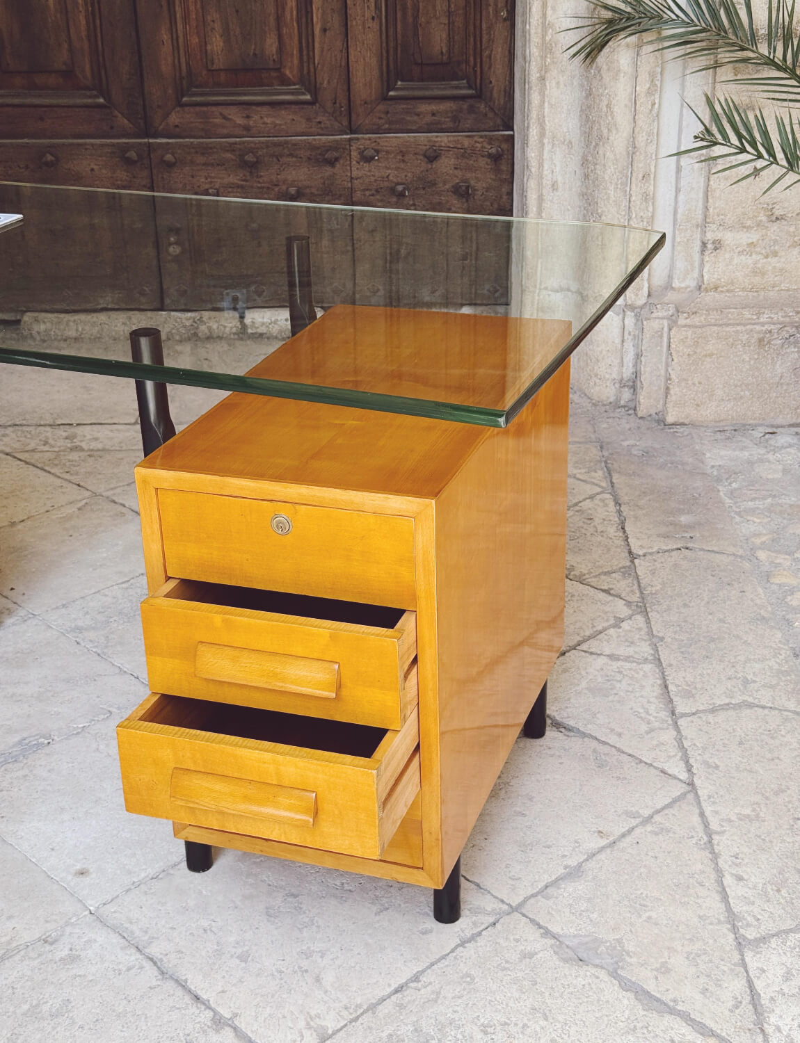 1950s 'Palermo' Desk by G. Caccamo Mobili