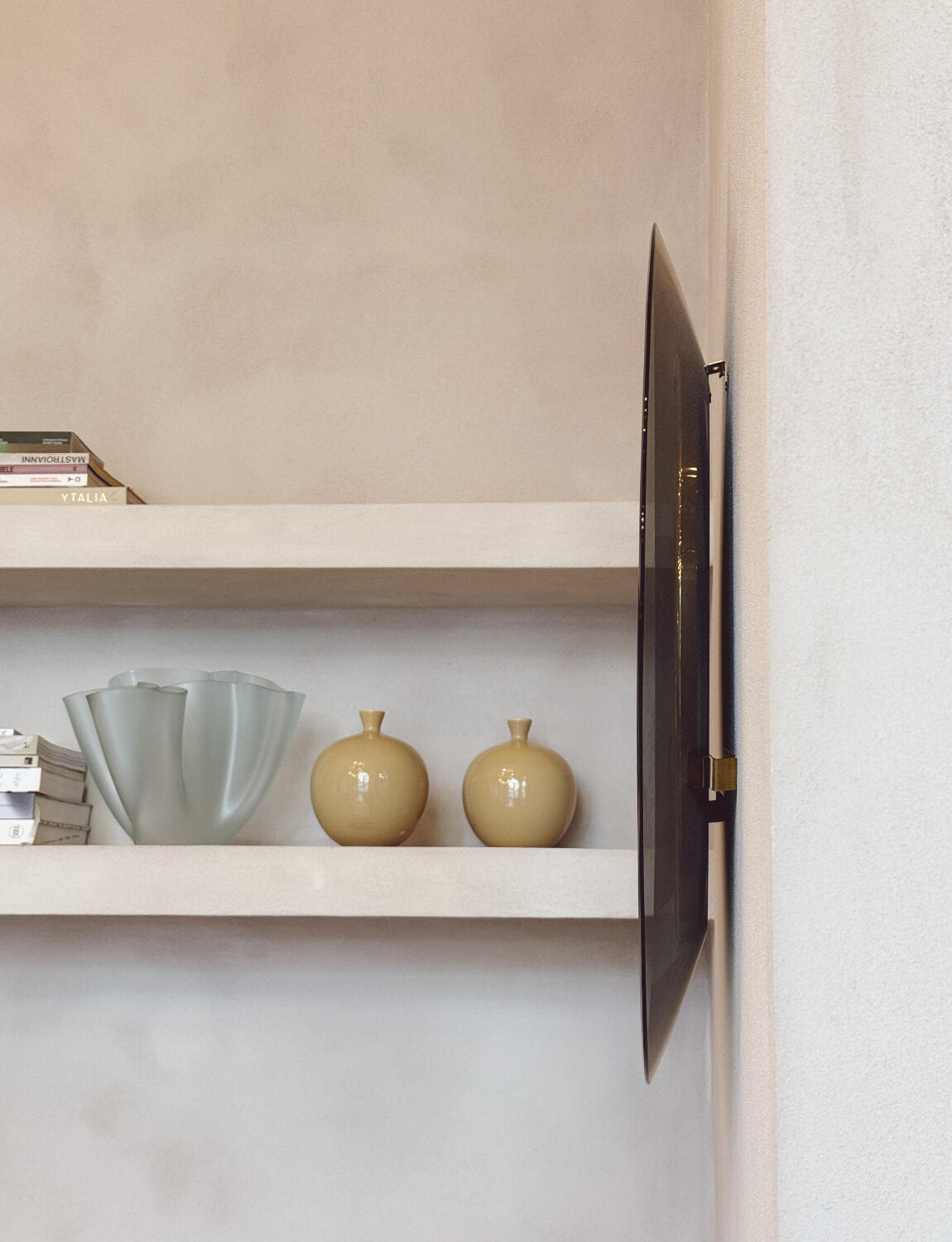 1960s Max Ingrand for Fontana Arte Grey Glass Mirror