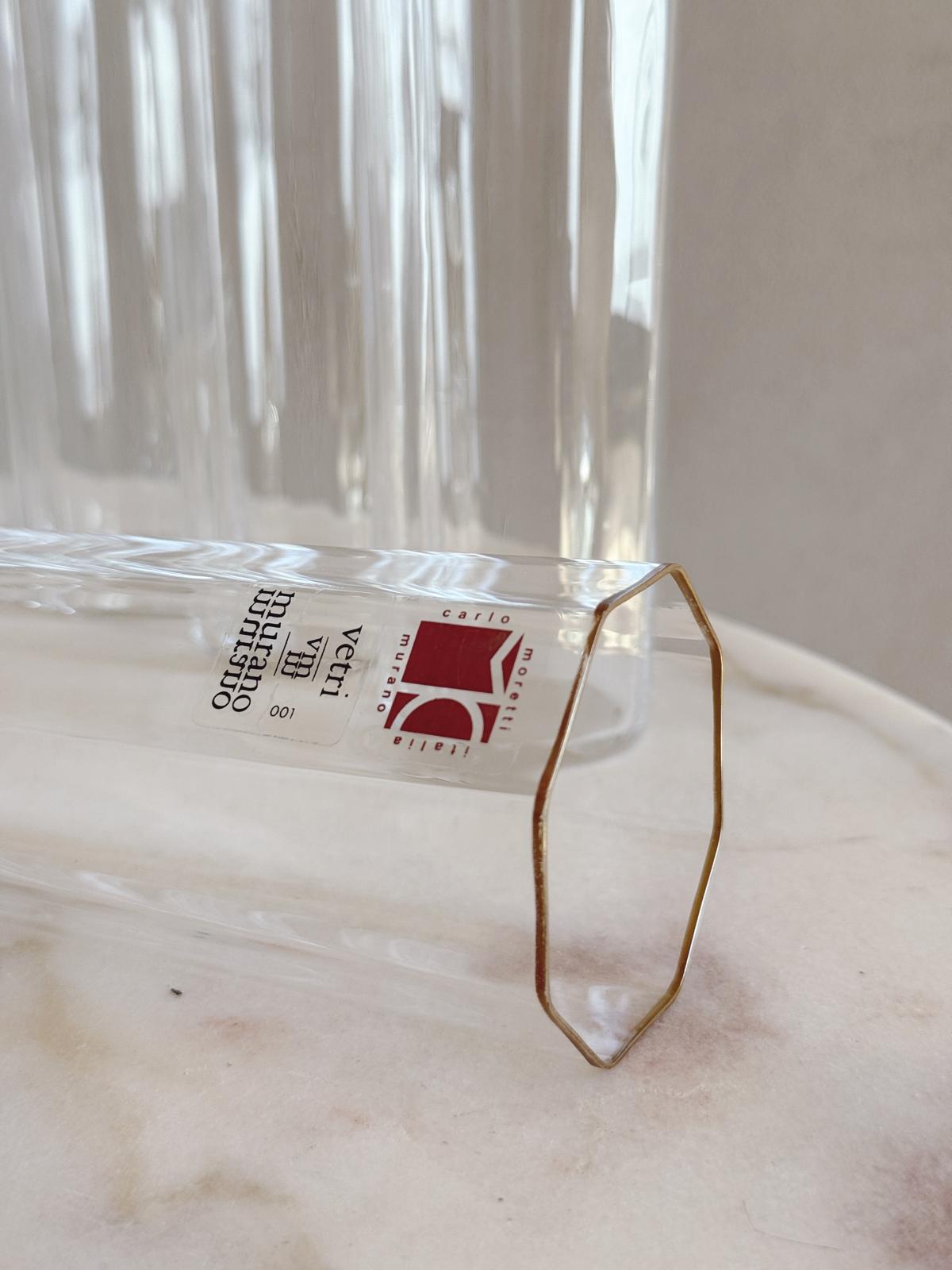 1970s Hand-blown Hexagonal Murano Glasses (Set of 5)