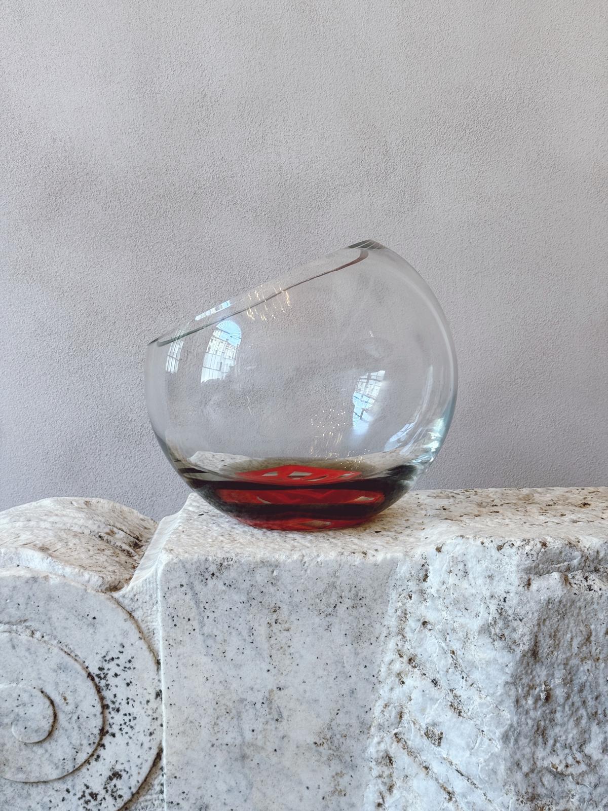 1968 Signed 'Murrina' Venini Vase by Ludovico de Santillana