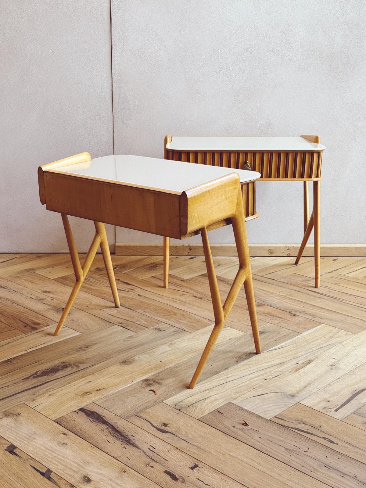 Pair of 1950s Ico Parisi Bedside Tables