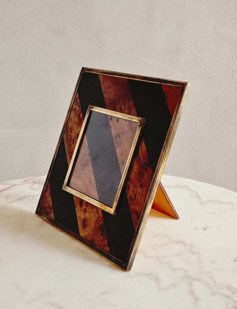 1970s Large Italian Wooden Picture Frame