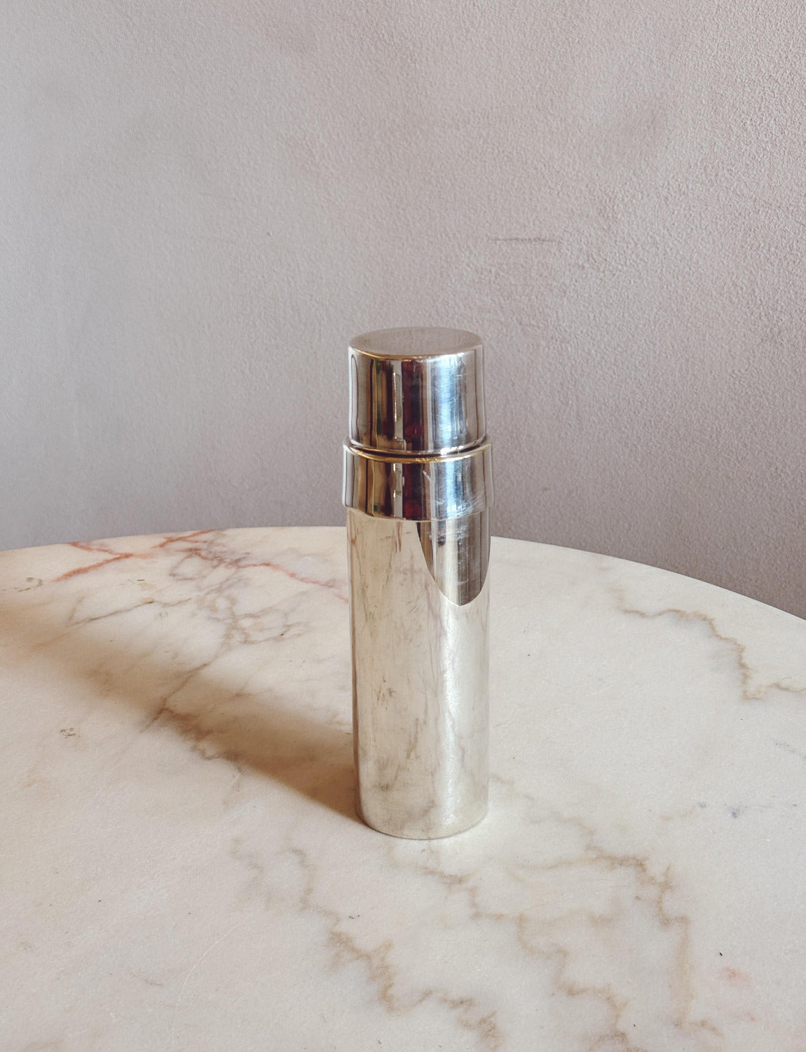 1960s FAOAL Silver-plated Handmade Cocktail Shaker