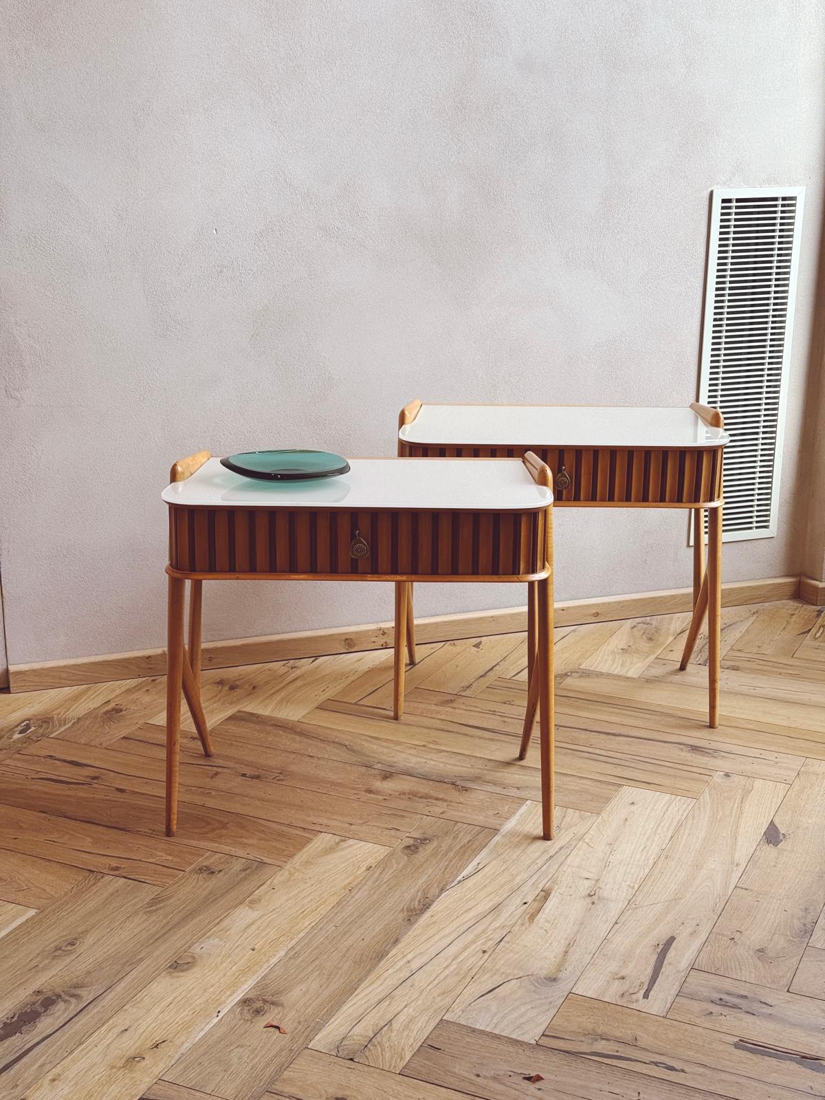 Pair of 1950s Ico Parisi Bedside Tables