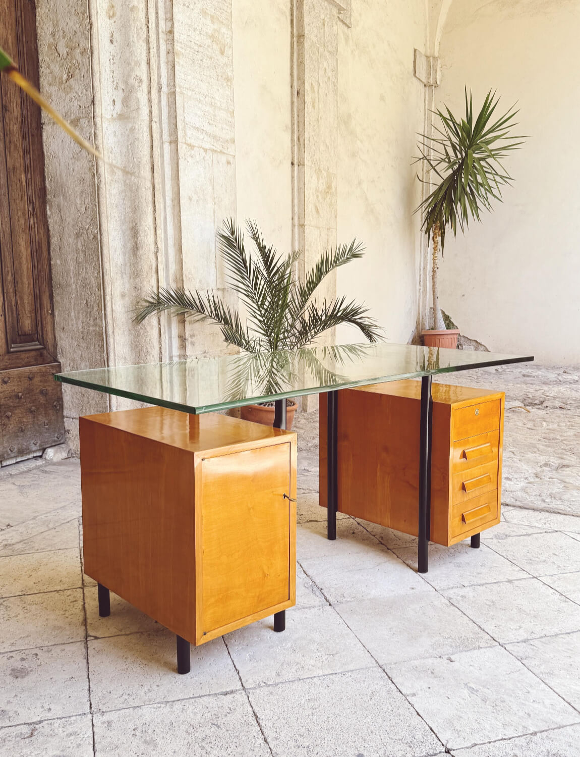 1950s 'Palermo' Desk by G. Caccamo Mobili