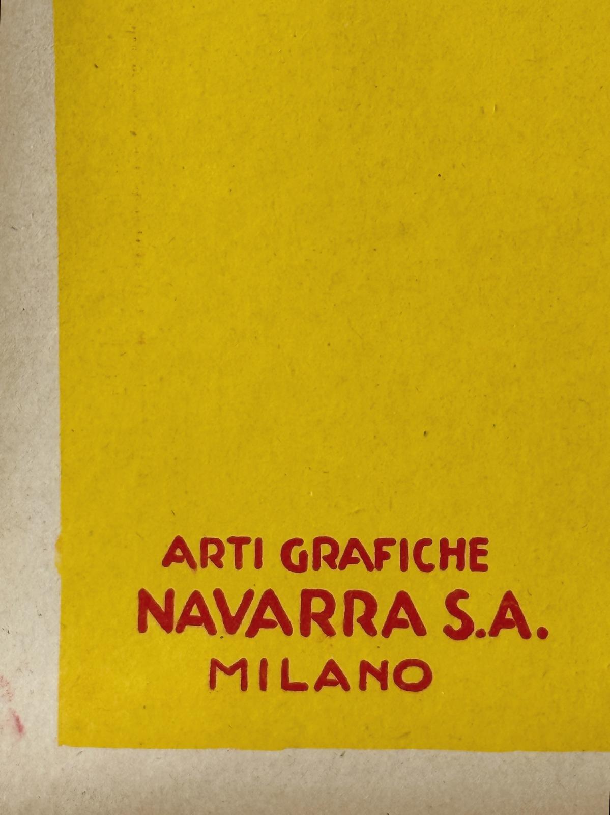 Original 1925 'Lampone di Asiago' Advertising Poster