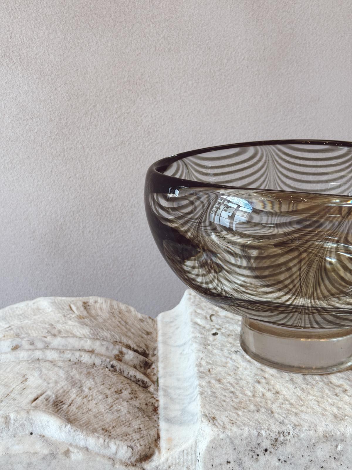 1970s Large Murano Glass Centrepiece with spider effect by Cenedese