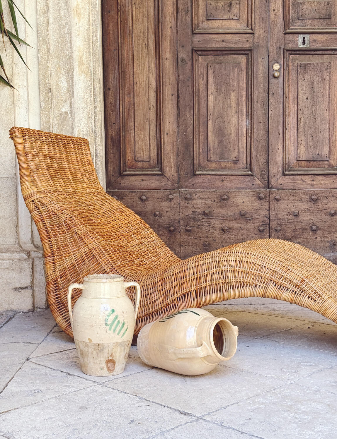 Pair of 1930s Tree of Life Pots with Handles (Large)
