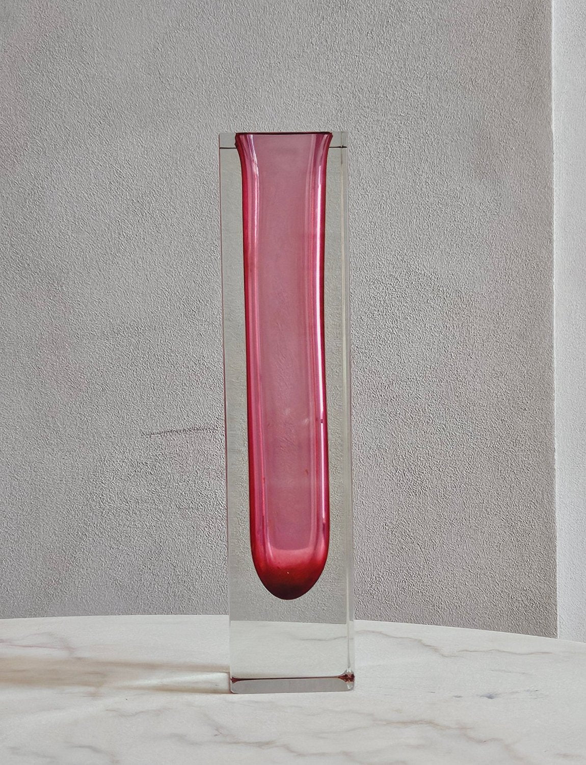 1960s Pink Mandruzzato Vase