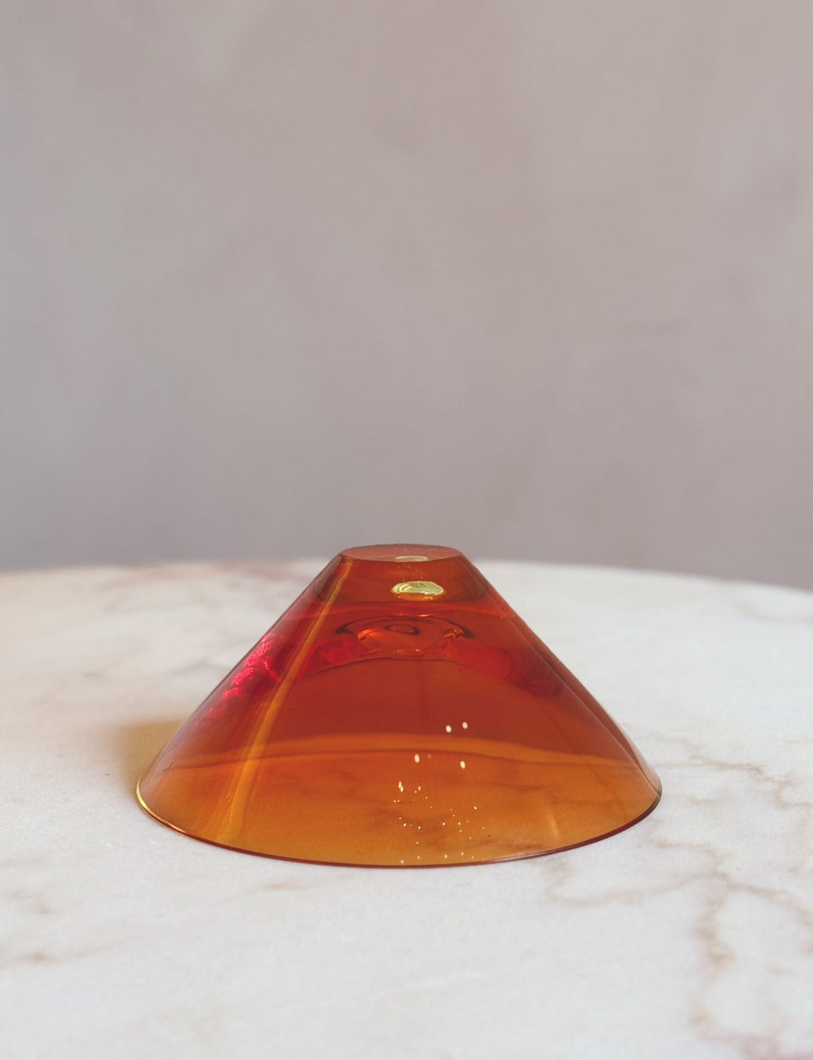 1960s Pair of Green and Orange Da Ros for Cenedese Murano glass Bowls