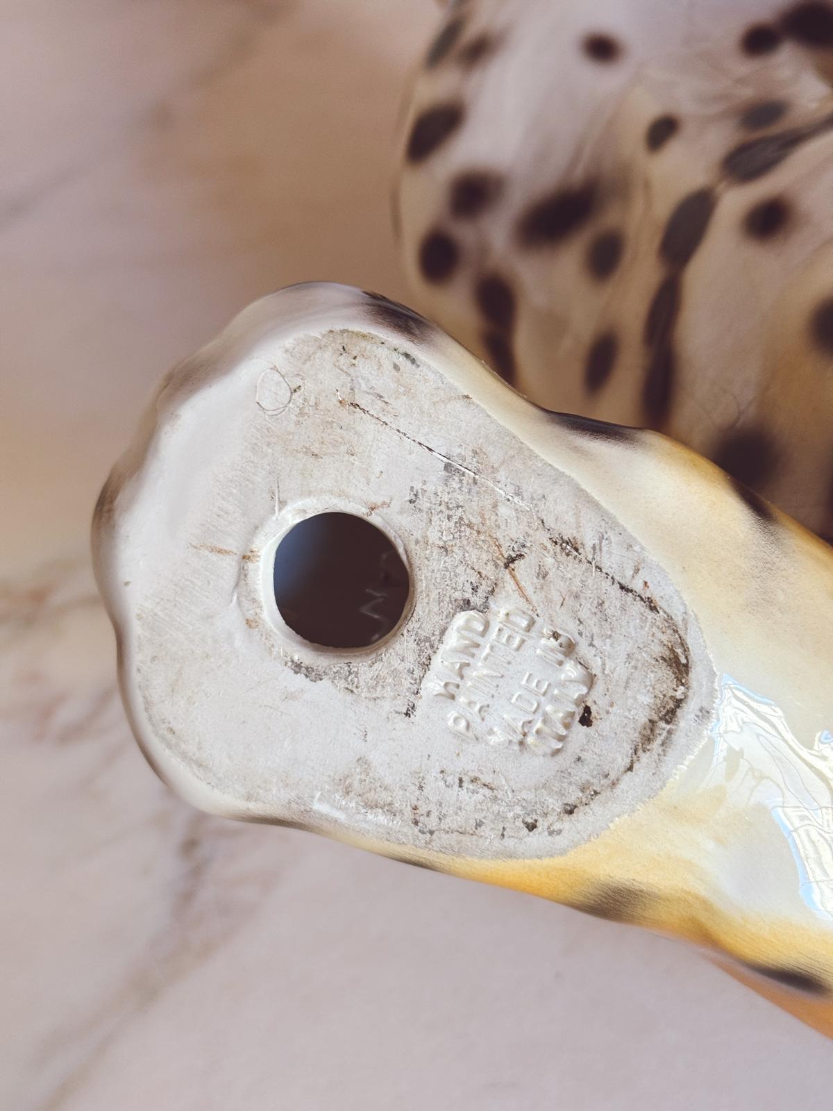 1960s Italian Ceramic Leopard