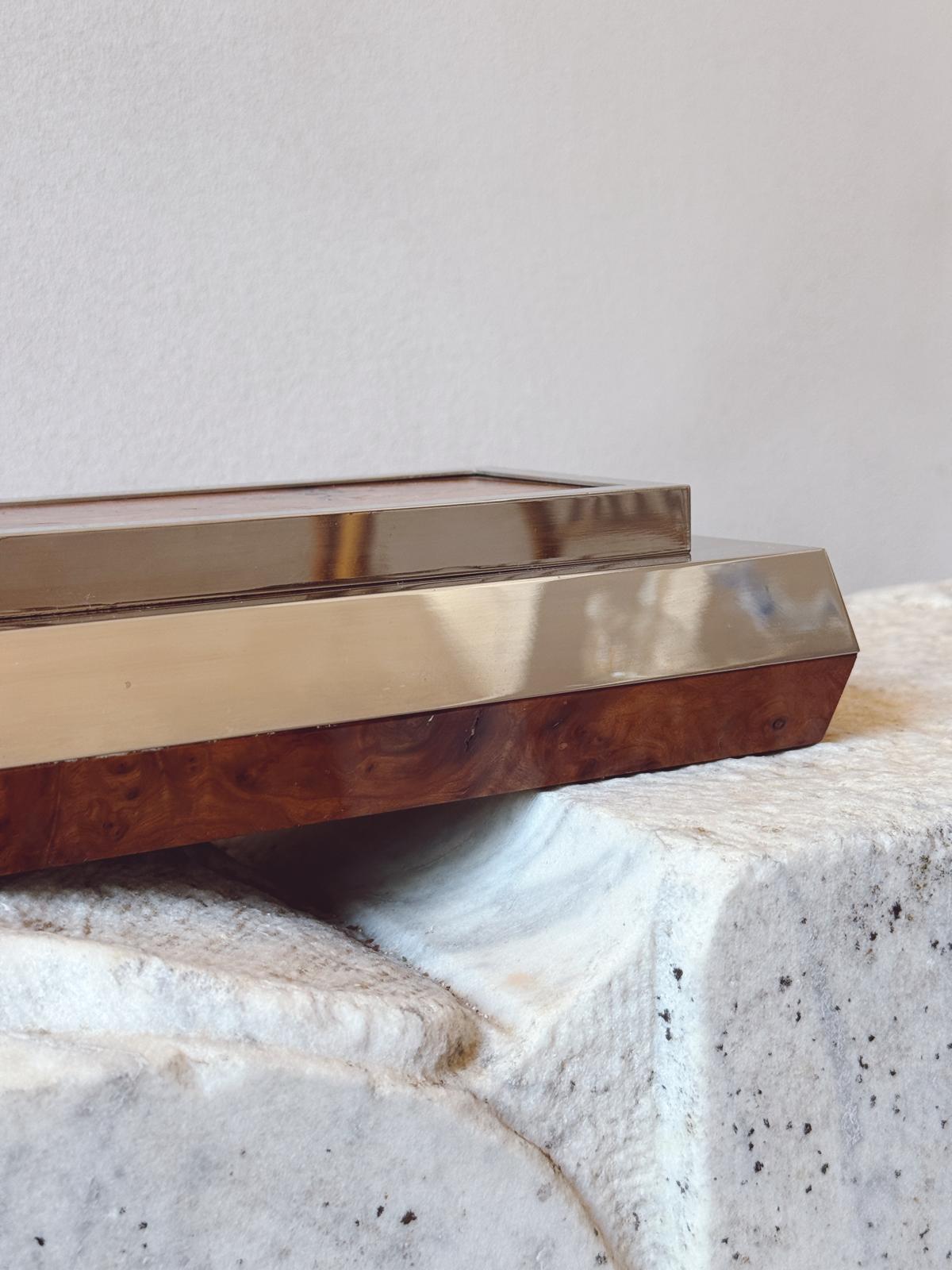 1960s Faux Walnut Desk box