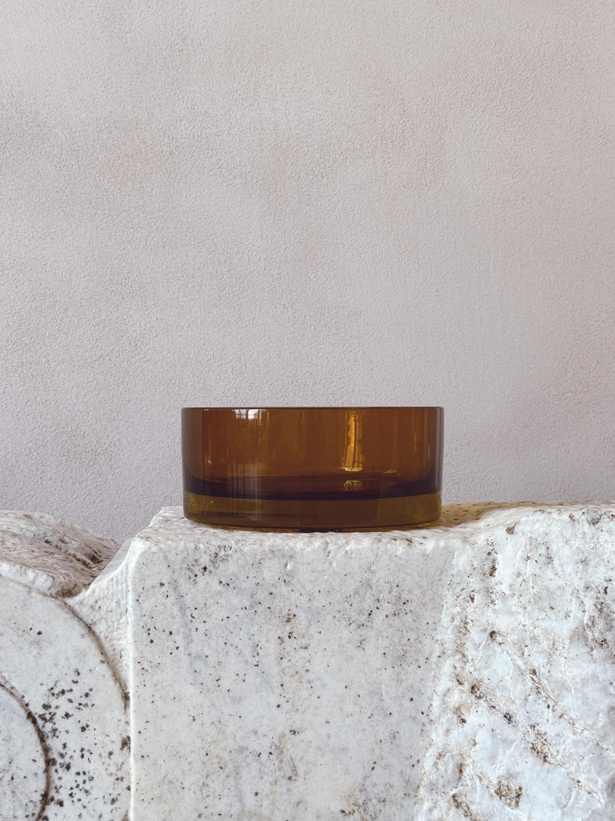 1960s Sommerso Deep Yellow Bowl by Flavio Poli