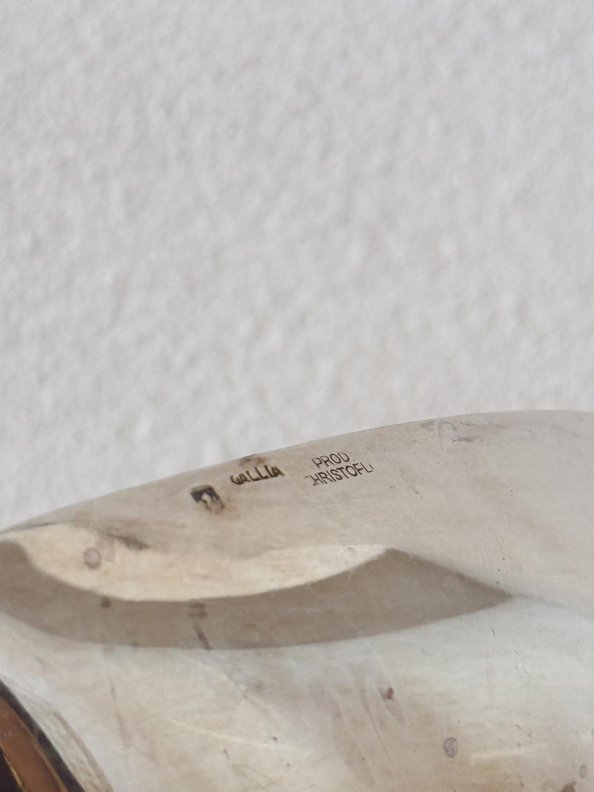 1960s Silver-Plated Goose Head Bowl by Gallia for Christofle