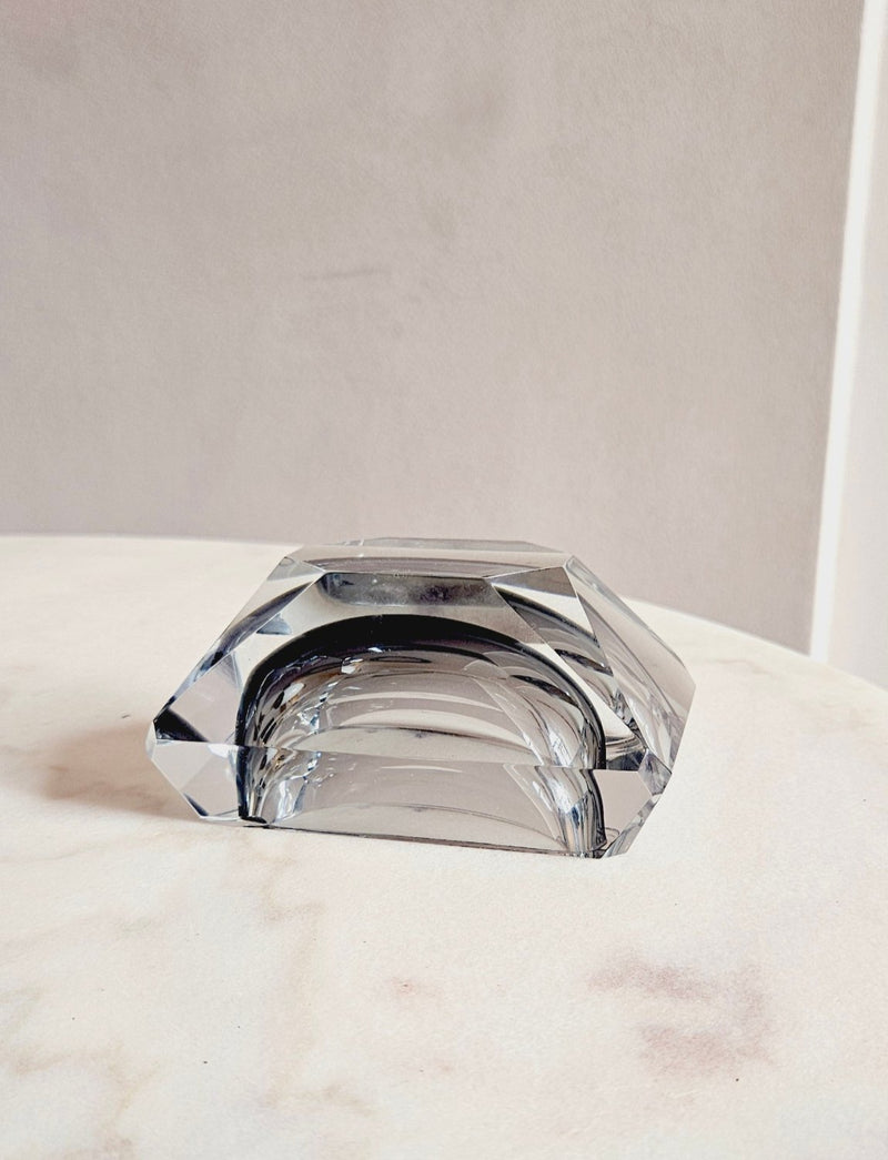 1960s Grey Rectangular 'Ripley' Murano Ashtray