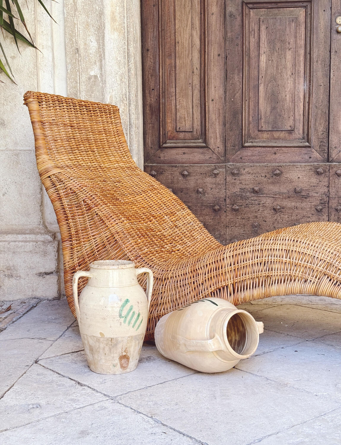 Pair of 1930s Tree of Life Pots with Handles (Large)