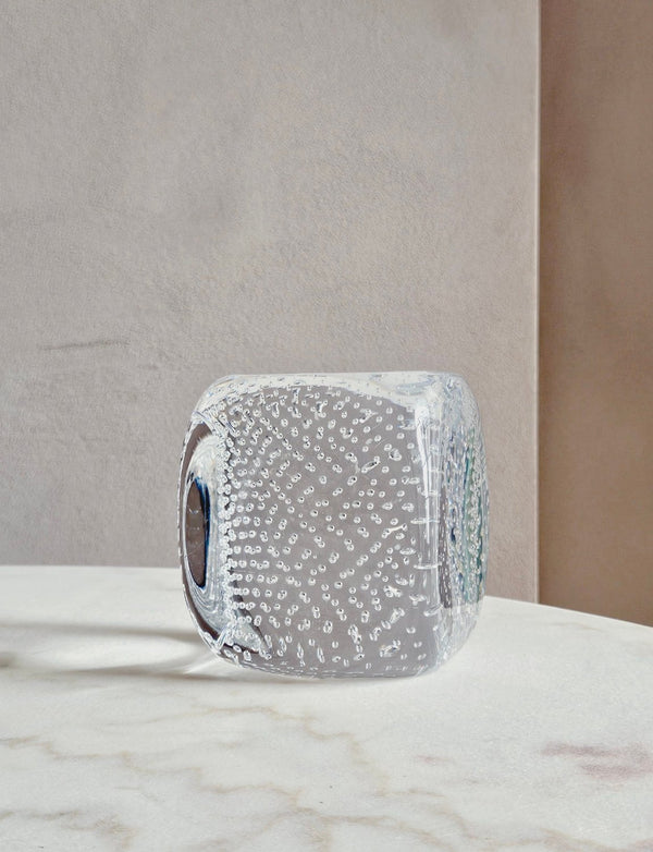 1960s Murano Glass Bolle Cube