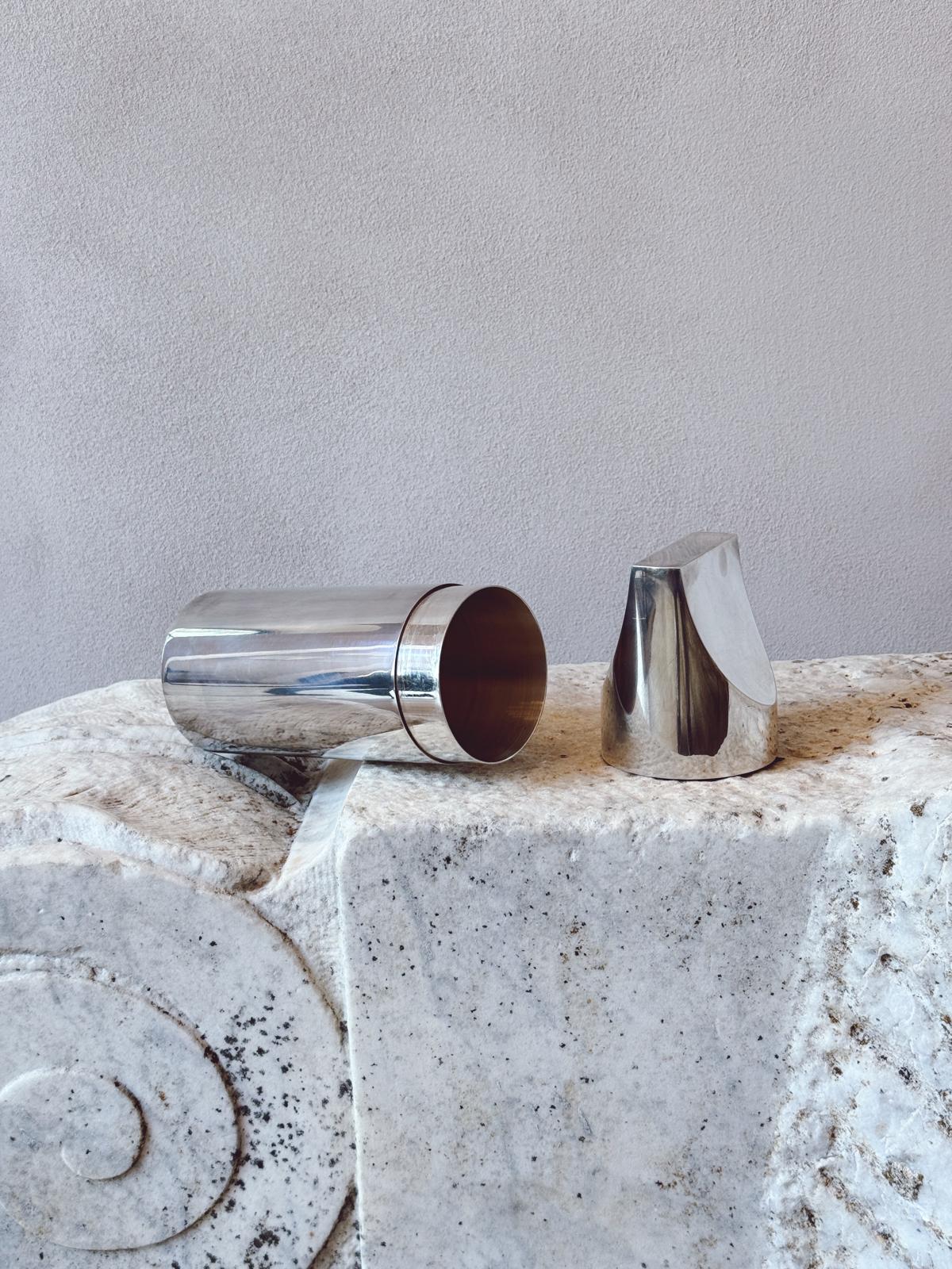 1970s Lino Sabattini Silver-plated Cocktail Shaker