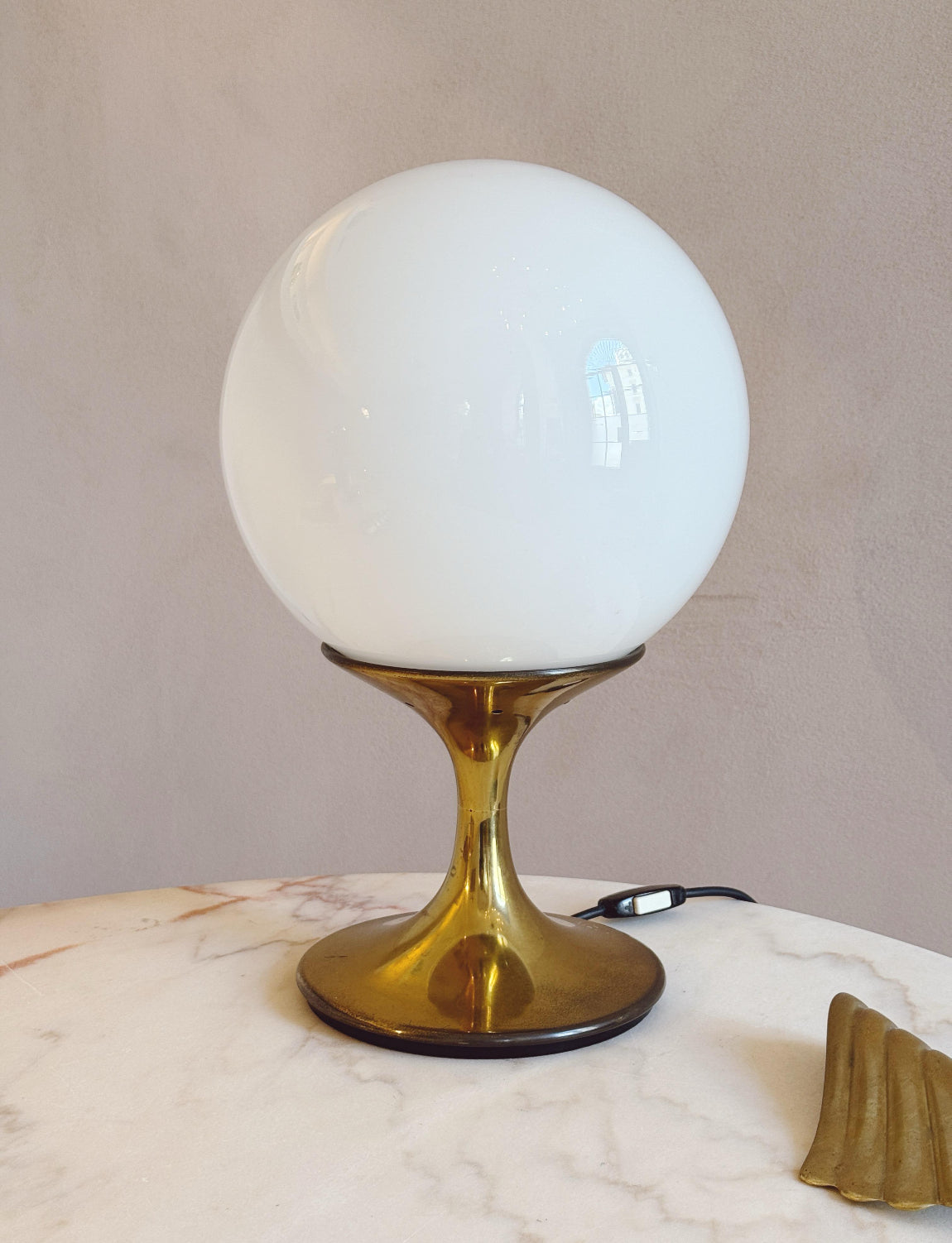 1950s Stilnovo Ball Table Lamp