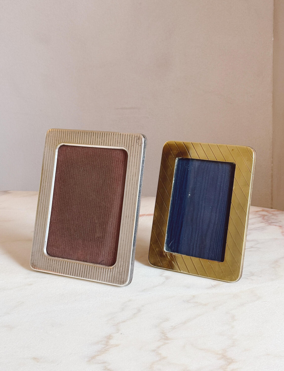 1970s Italian Chrome Photo frame