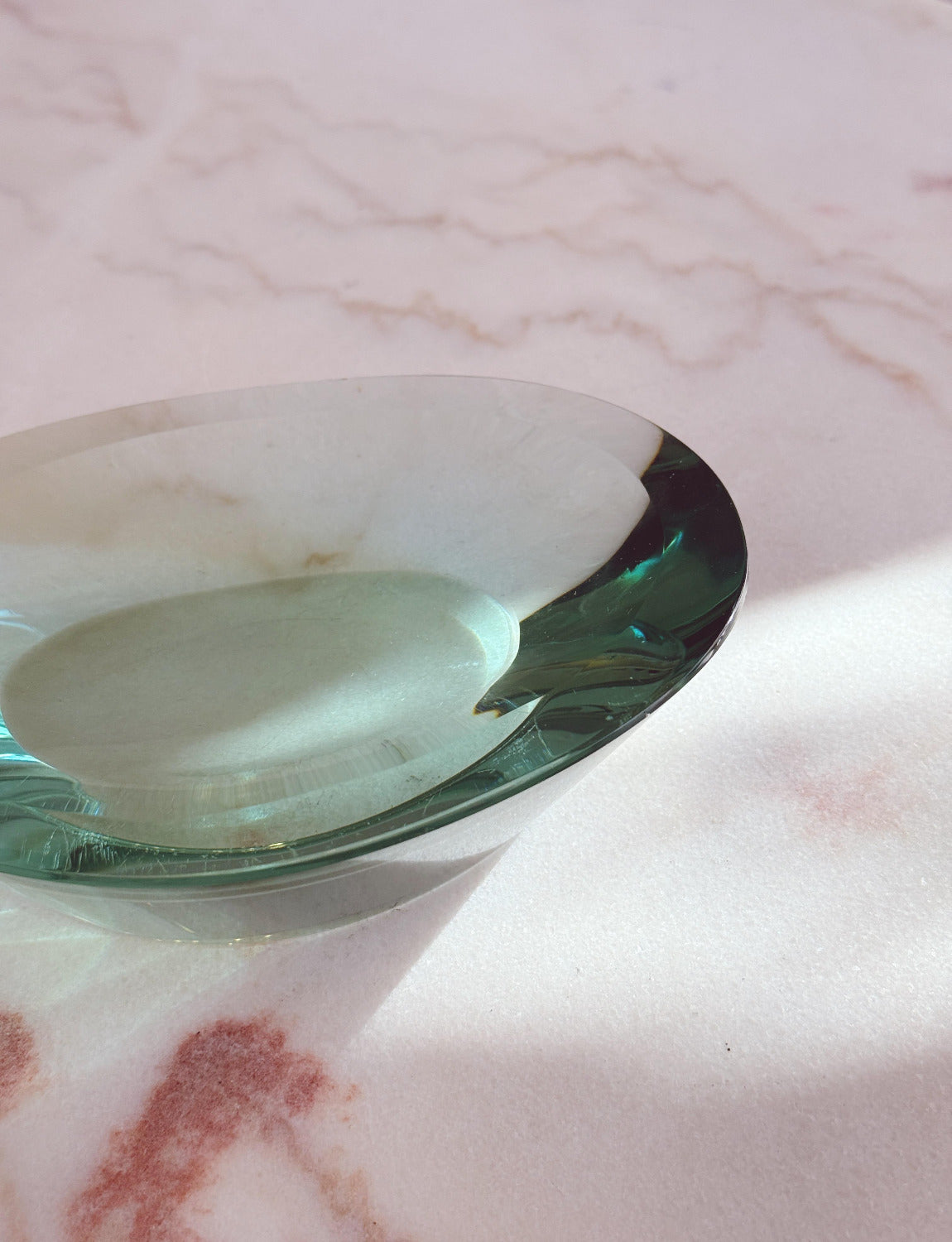 1960s Max Ingrand for Fontana Arte Thick Glass Bowl