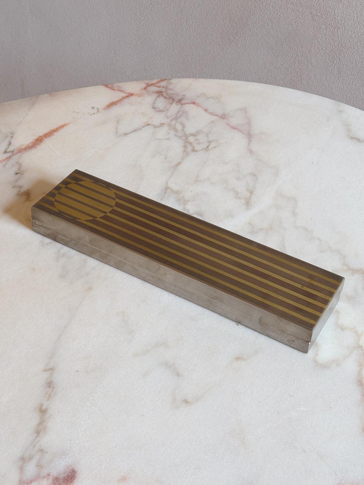 1960s Long Signed Romeo Rega Desk Box