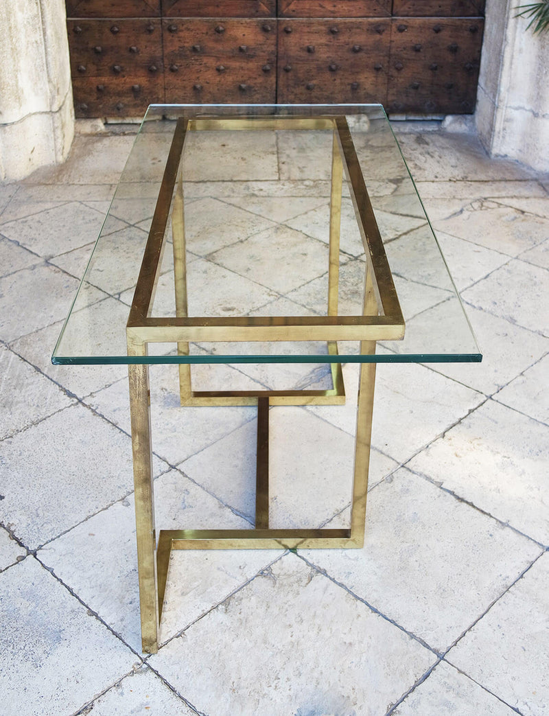 Mid-century Italian Console Table attributed to Willy Rizzo