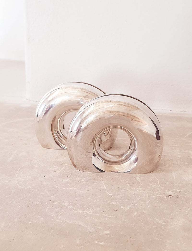 1950s Figure of Eight Silver Card holders