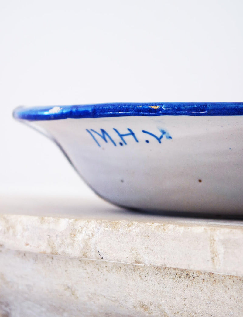 Signed early 1800s Sicilian Bowl