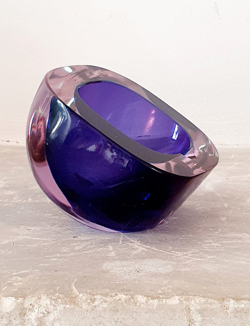 1950s Seguso Vetri d'Arte Purple Bowl