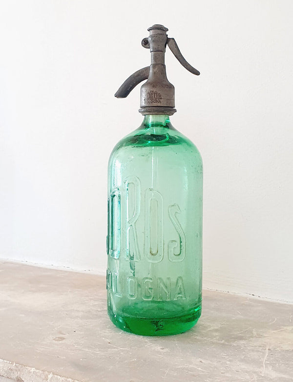 1940s Green Soda Bottle Bologna