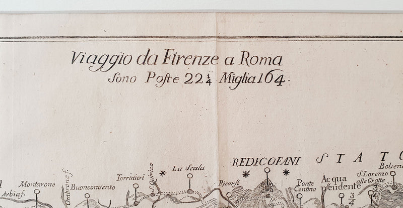 Viaggio da Firenze a Roma 1775